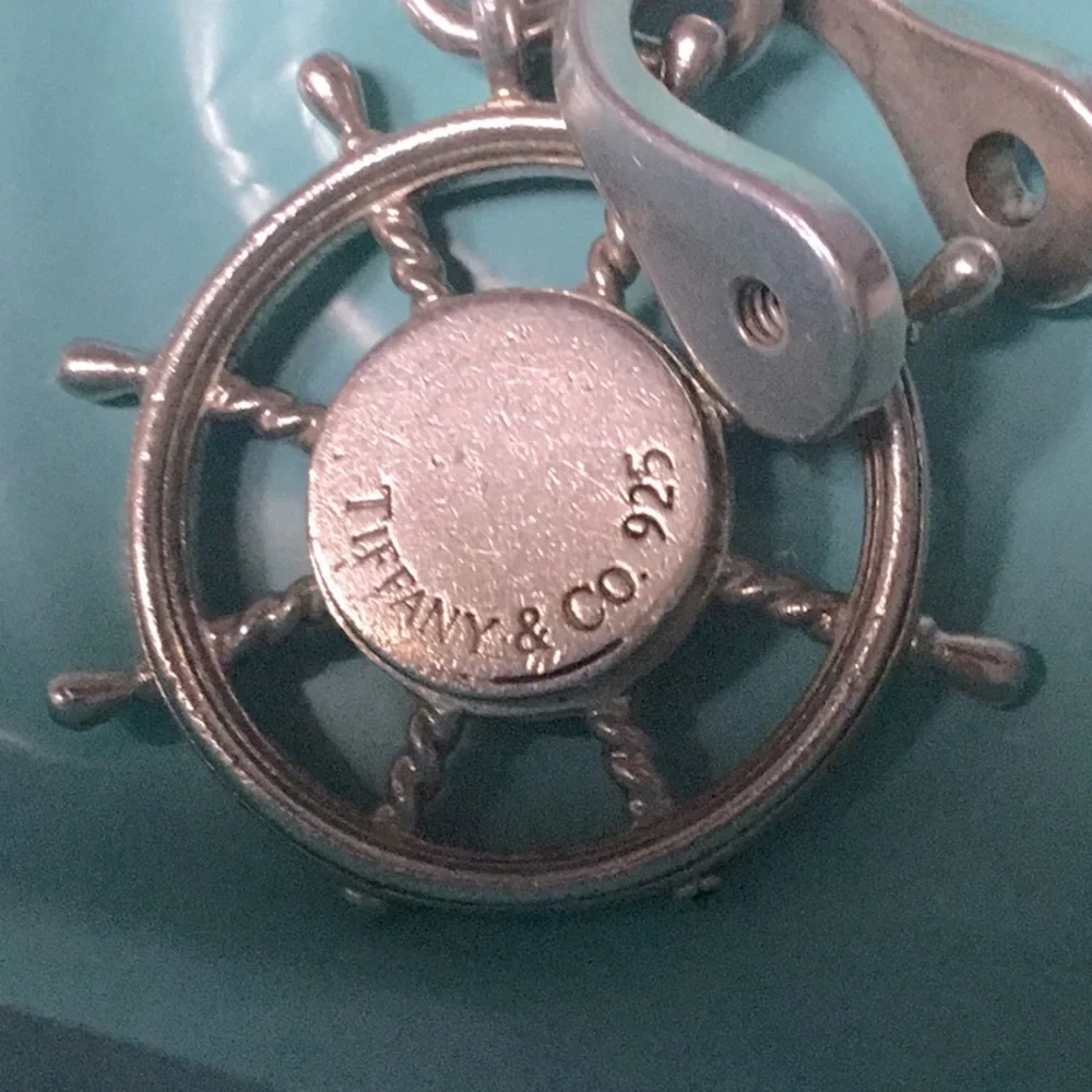 Vintage Tiffany Compass Keychain - Picture 3 of 4